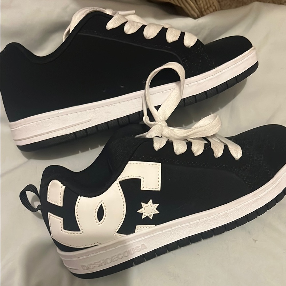 DC Black and White Sneakers